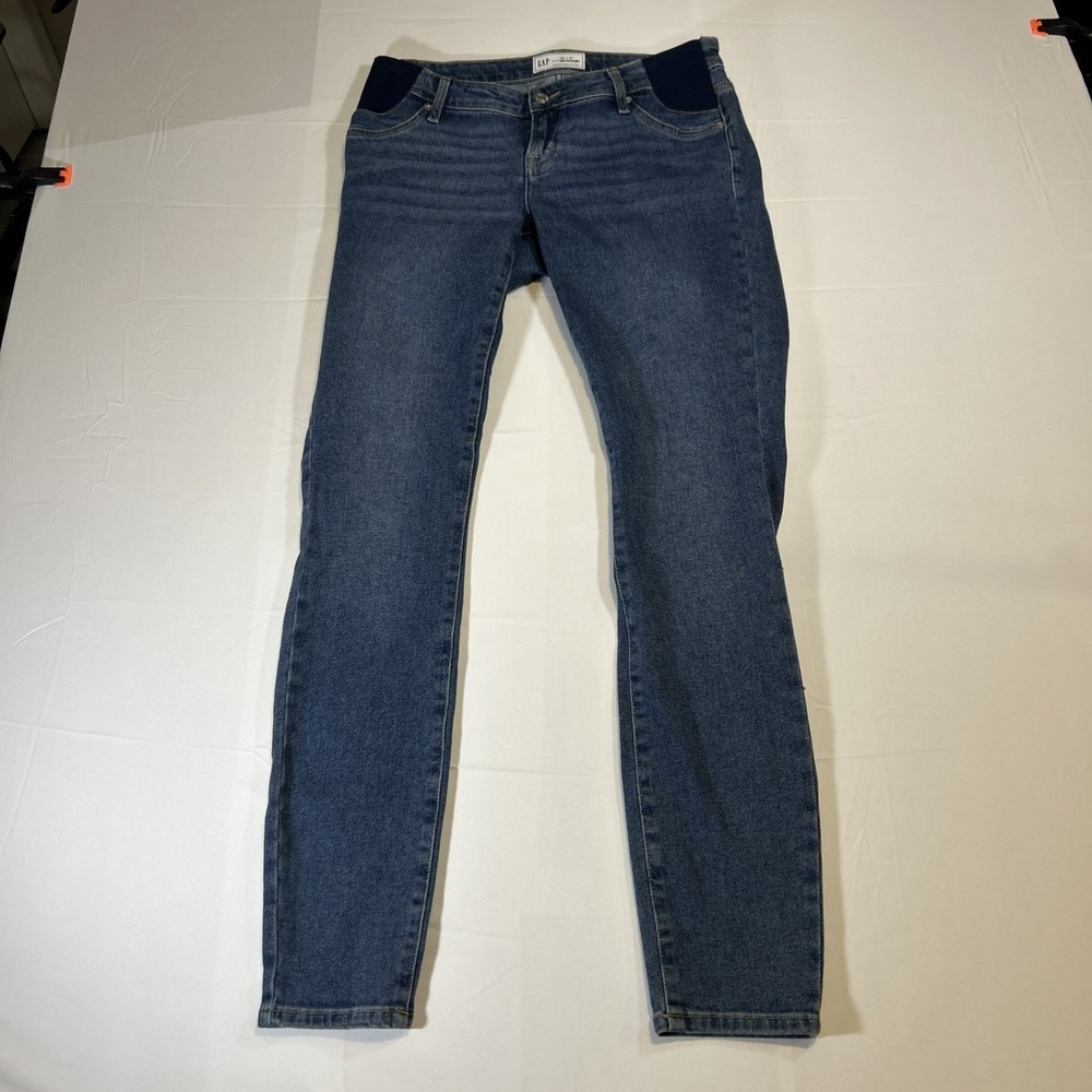 Gap Maternity Jeans Blue Denim Pants Pregnant Women's 28‎ / 6L (Actual 30X26.5)